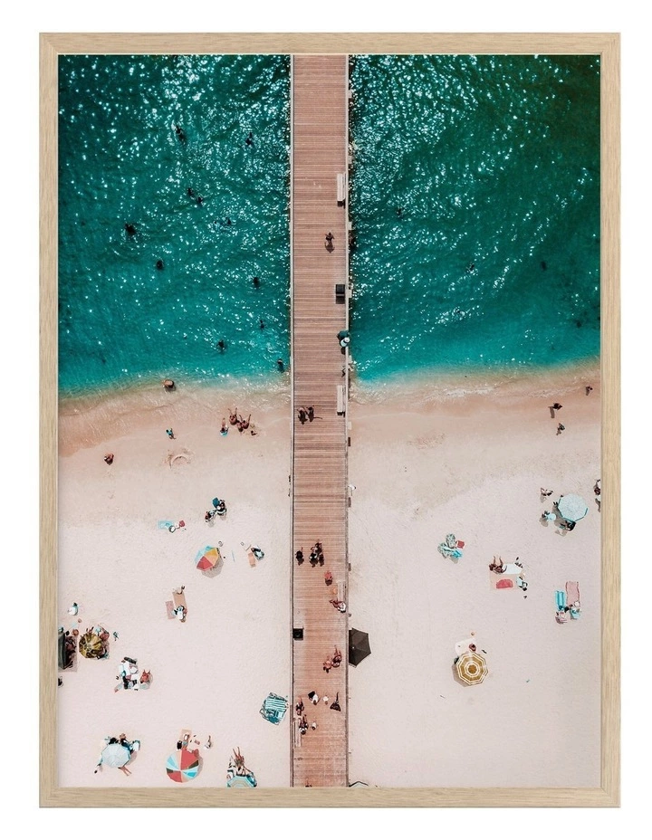 Urban Road Under The Boardwalk Oak Frame 1 Urban Road Under The Boardwalk Oak Frame