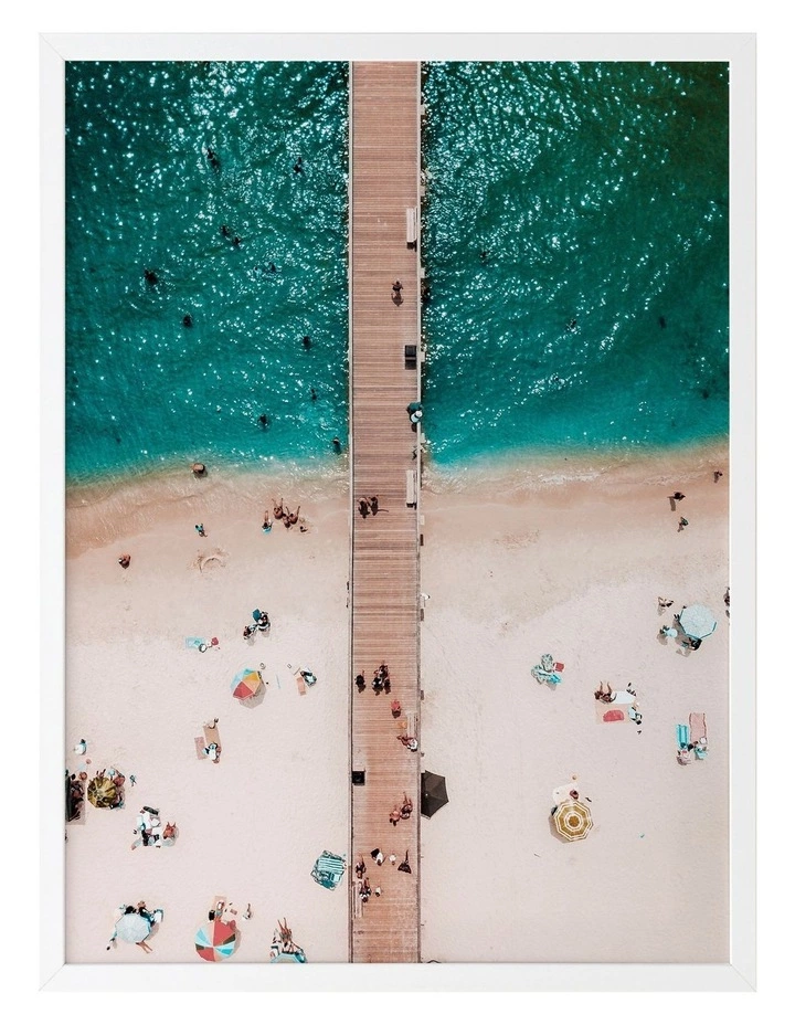 Urban Road Under The Boardwalk White Frame 1 Urban Road Under The Boardwalk White Frame