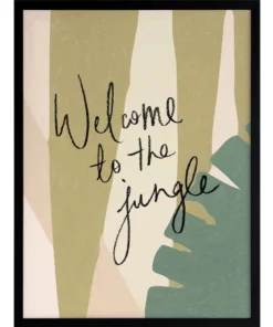 Urban Road Welcome To The Jungle Black Frame