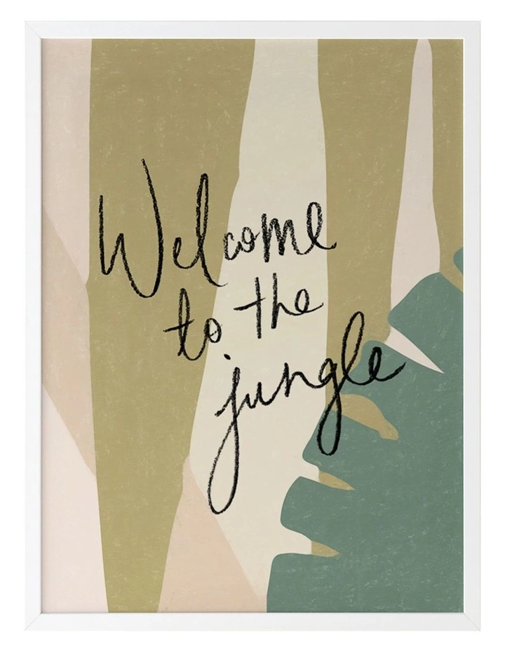 Urban Road Welcome To The Jungle White Frame 1 Urban Road Welcome To The Jungle White Frame