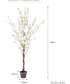 Cooper & Co 120cm Artificial Cherry Blossom Tree -Home Decor Shop 811973350 6 720x928