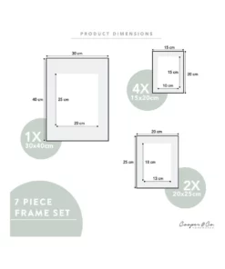 Cooper & Co Instant Gallery Wall 7 Piece Frame Set Black 13 Cooper & Co Instant Gallery Wall 7 Piece Frame Set Black -Home Decor Shop 811975420 6 1 720x928