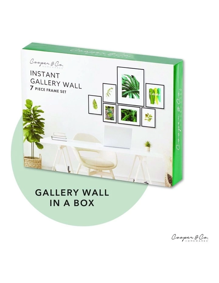 Cooper & Co Instant Gallery Wall 7 Piece Frame Set White 2 Cooper & Co Instant Gallery Wall 7 Piece Frame Set White - Image 2