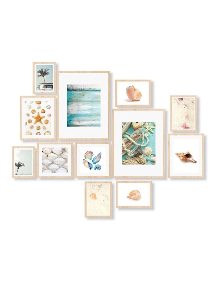 Cooper & Co Instant Gallery Wall 12 Piece Frame Set Oak 1 Cooper & Co Instant Gallery Wall 12 Piece Frame Set Oak