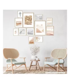 Cooper & Co Instant Gallery Wall 12 Piece Frame Set Oak 8 Cooper & Co Instant Gallery Wall 12 Piece Frame Set Oak -Home Decor Shop 811975600 3 1 720x928