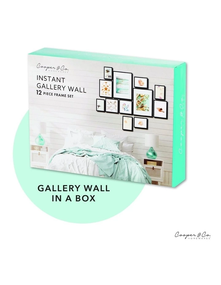 Cooper & Co Instant Gallery Wall 12 Piece Frame Set White 2 Cooper & Co Instant Gallery Wall 12 Piece Frame Set White - Image 2