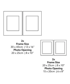 Generic Instant Gallery Wall 20 Piece Frame Set White -Home Decor Shop 811976050 4 720x928