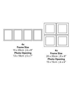 Generic Instant Gallery Wall 20 Piece Frame Set White -Home Decor Shop 811976050 5 720x928