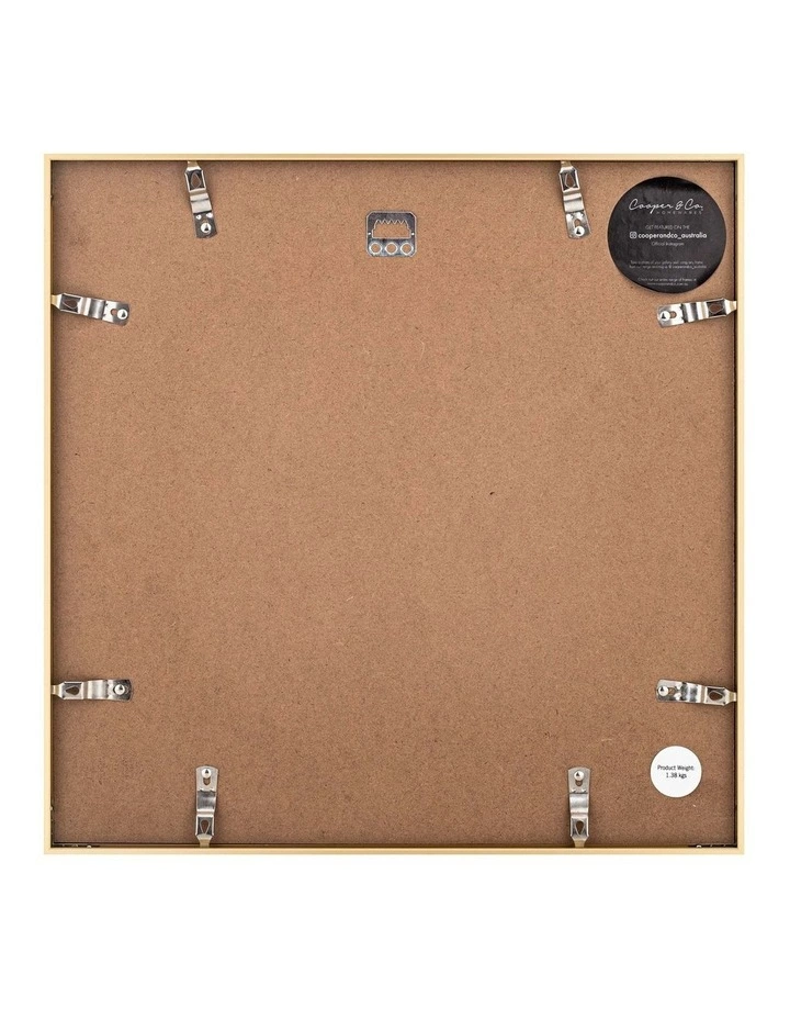 Cooper & Co 40x40cm Mat to 30x30cm Metallicus Metal Photo Frame Gold 2 Cooper & Co 40x40cm Mat to 30x30cm Metallicus Metal Photo Frame Gold - Image 2