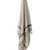 Aura Home Herringbone Throw in Natural