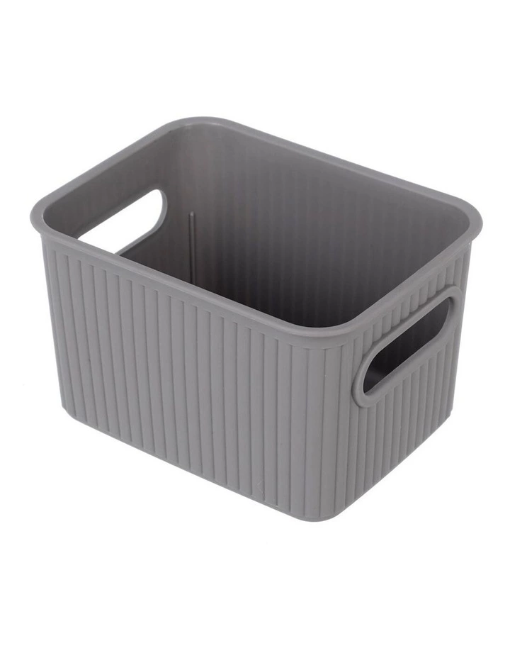 BOX SWEDEN 16cm Kaia Storage Basket Home Organiser Container w/ Handles Assorted 1 BOX SWEDEN 16cm Kaia Storage Basket Home Organiser Container w/ Handles Assorted