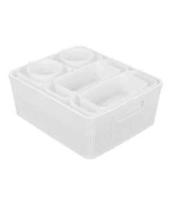 BOX SWEDEN 10pc Ivy Weave Basket Home Organisation Set Storage Container Assort. -Home Decor Shop 814098520 6 720x928