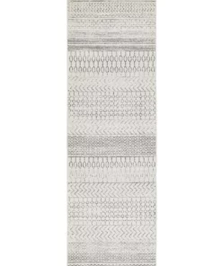 Rug Culture Chrome Harper Silver Runner Rug