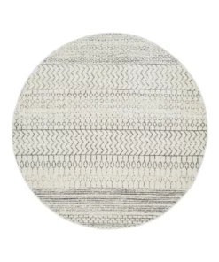 Rug Culture Chrome Harper Silver Round Rug 10 Rug Culture Chrome Harper Silver Round Rug -Home Decor Shop 815153500 4 720x928