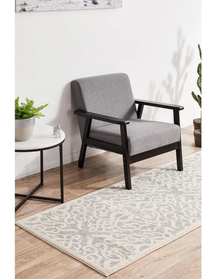 Rug Culture Chrome Lydia Silver Rug 5 Rug Culture Chrome Lydia Silver Rug - Image 5