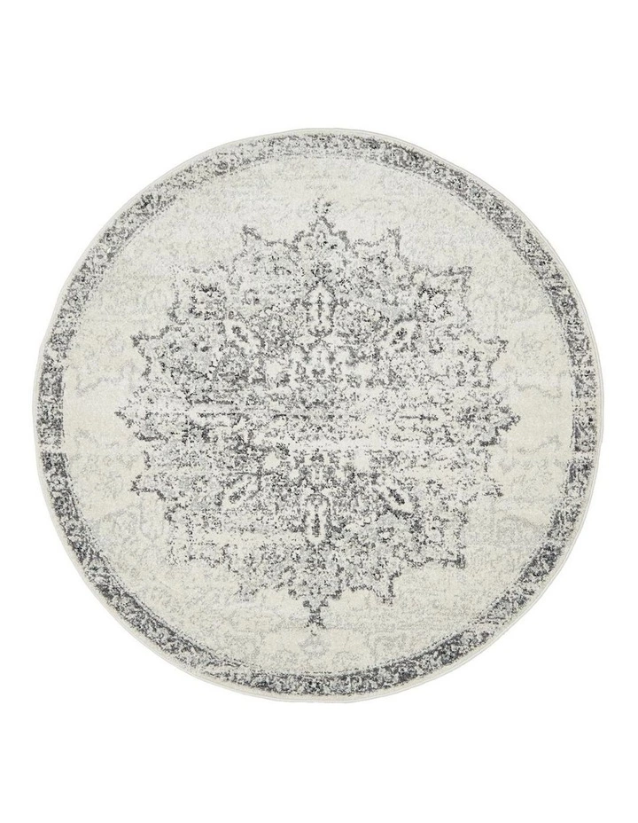 Rug Culture Chrome Rita Silver Round Rug 1 Rug Culture Chrome Rita Silver Round Rug