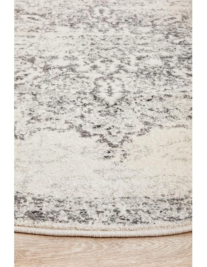 Rug Culture Chrome Rita Silver Round Rug 5 Rug Culture Chrome Rita Silver Round Rug - Image 5