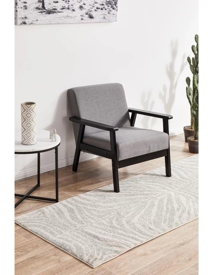 Rug Culture Chrome Savannah Silver Rug 2 Rug Culture Chrome Savannah Silver Rug - Image 2