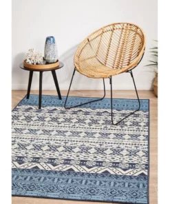 Rug Culture Seaside 3333 White Blue Rug -Home Decor Shop 815156020 3 720x928