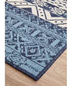 Rug Culture Seaside 3333 White Blue Rug -Home Decor Shop 815156020 4 720x928