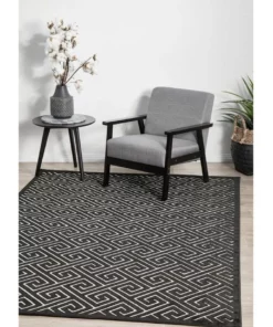 Rug Culture York Alice Black & Gold Rug -Home Decor Shop 815156200 3 720x928