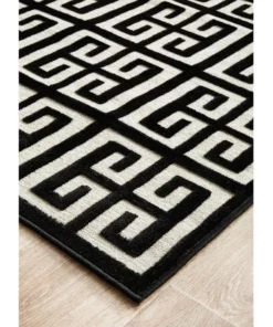Rug Culture York Brenda Black & Gold Rug -Home Decor Shop 815157550 5 720x928