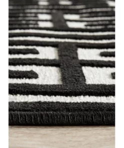 Rug Culture York Brenda Black & Gold Rug -Home Decor Shop 815157550 7 720x928