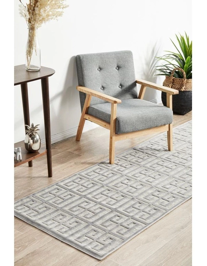 Rug Culture York Brenda Silver Rug 2 Rug Culture York Brenda Silver Rug - Image 2