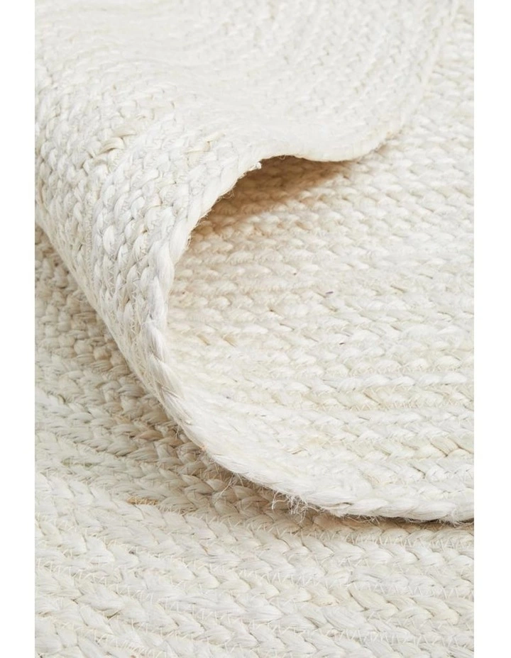 Rug Culture Bondi White Oval Rug 3 Rug Culture Bondi White Oval Rug - Image 3
