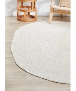 Rug Culture Bondi White Oval Rug 11 Rug Culture Bondi White Oval Rug -Home Decor Shop 815158000 5 720x928