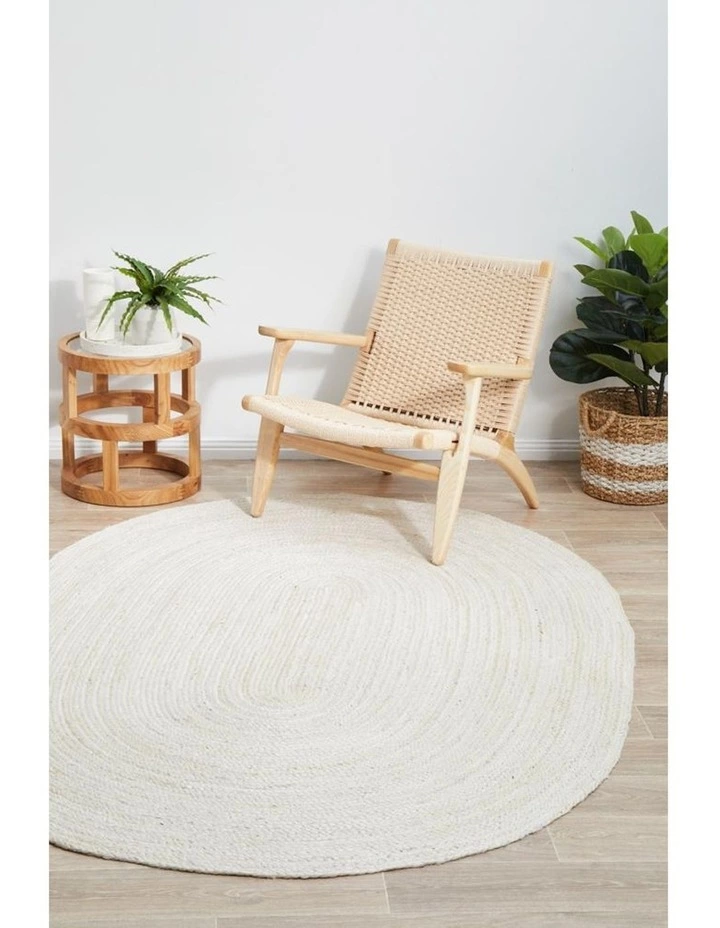 Rug Culture Bondi White Oval Rug 6 Rug Culture Bondi White Oval Rug - Image 6