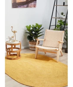 Rug Culture Bondi Yellow Oval Rug 10 Rug Culture Bondi Yellow Oval Rug -Home Decor Shop 815158180 4 720x928