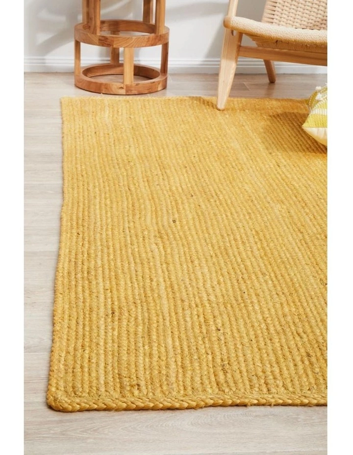 Rug Culture Bondi Yellow Rug 4 Rug Culture Bondi Yellow Rug - Image 4