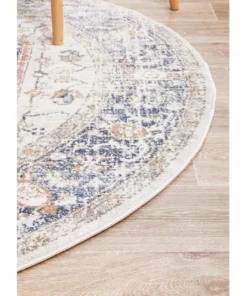 Rug Culture Mayfair Lorissa Blue Round Rug -Home Decor Shop 815158360 6 720x928
