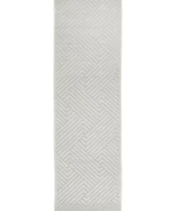 Rug Culture York Cindy Natural White Runner Rug