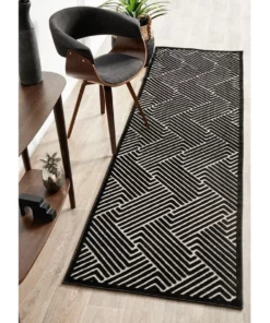 Rug Culture York Cindy Black & Gold Rug -Home Decor Shop 815159080 4 720x928