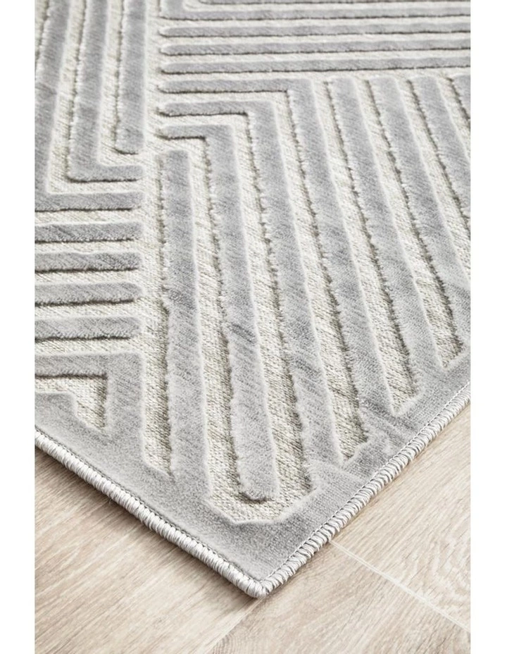 Rug Culture York Cindy Silver Rug 5 Rug Culture York Cindy Silver Rug - Image 5