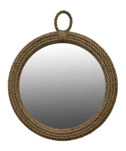 Madras Link Nepean Natural Round Mirror D79x5.7cm