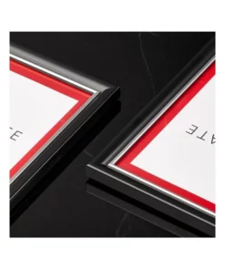 Cooper & Co 6pk A4 Classic Certificate Frame Black/Silver -Home Decor Shop 816637960 3 720x928