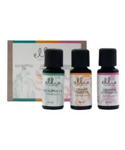 Ellia Eucalyptus/Orange/Geranium Essential Oil 15ml 3 Pack