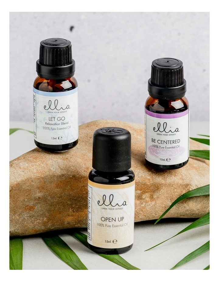 Ellia Be Centered/Let go/Open up Essential Oil 15ml 3 Pack 3 Ellia Be Centered/Let go/Open up Essential Oil 15ml 3 Pack - Image 3