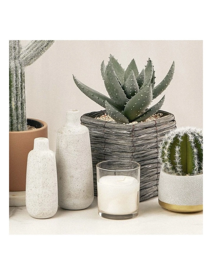 Cooper & Co 29cm Aloe Vera Artificial Plant In Basket 2 Cooper & Co 29cm Aloe Vera Artificial Plant In Basket - Image 2