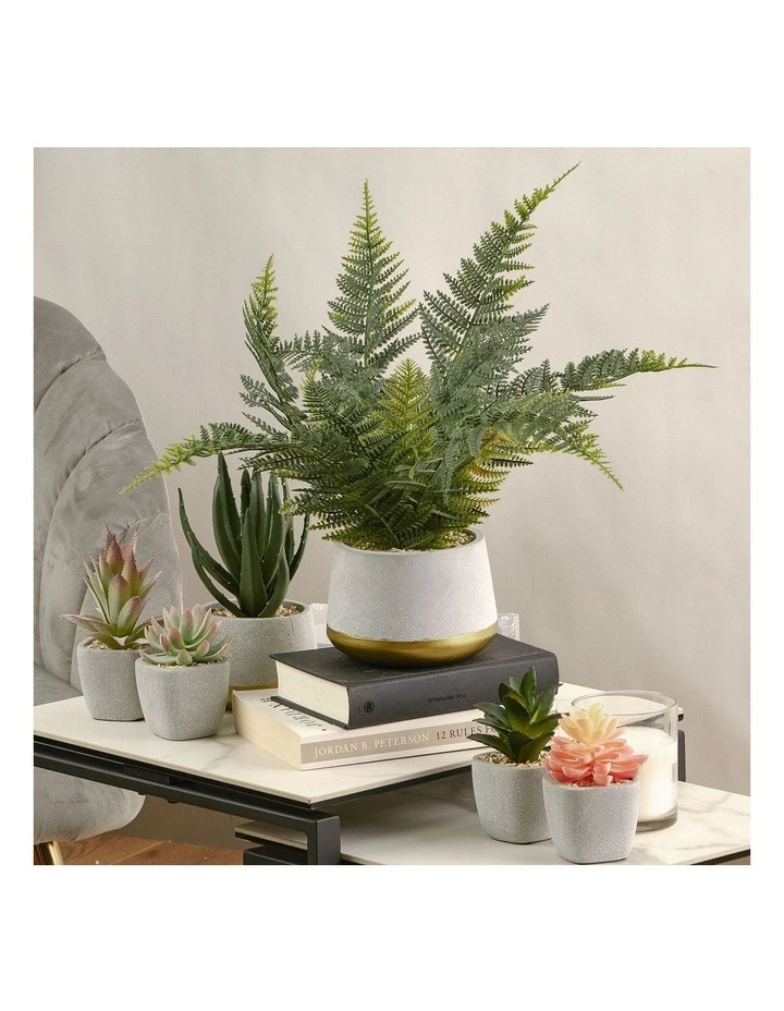 Cooper & Co 40cm Fern Artificial Plant 2 Cooper & Co 40cm Fern Artificial Plant - Image 2