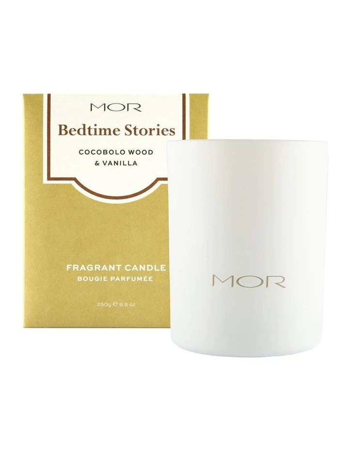 MOR Bedtime Stories: Cocobolo Wood & Vanilla Fragrant Candle 1 MOR Bedtime Stories: Cocobolo Wood & Vanilla Fragrant Candle