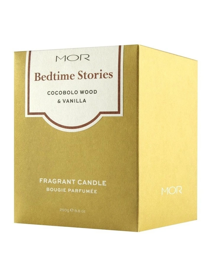 MOR Bedtime Stories: Cocobolo Wood & Vanilla Fragrant Candle 3 MOR Bedtime Stories: Cocobolo Wood & Vanilla Fragrant Candle - Image 3