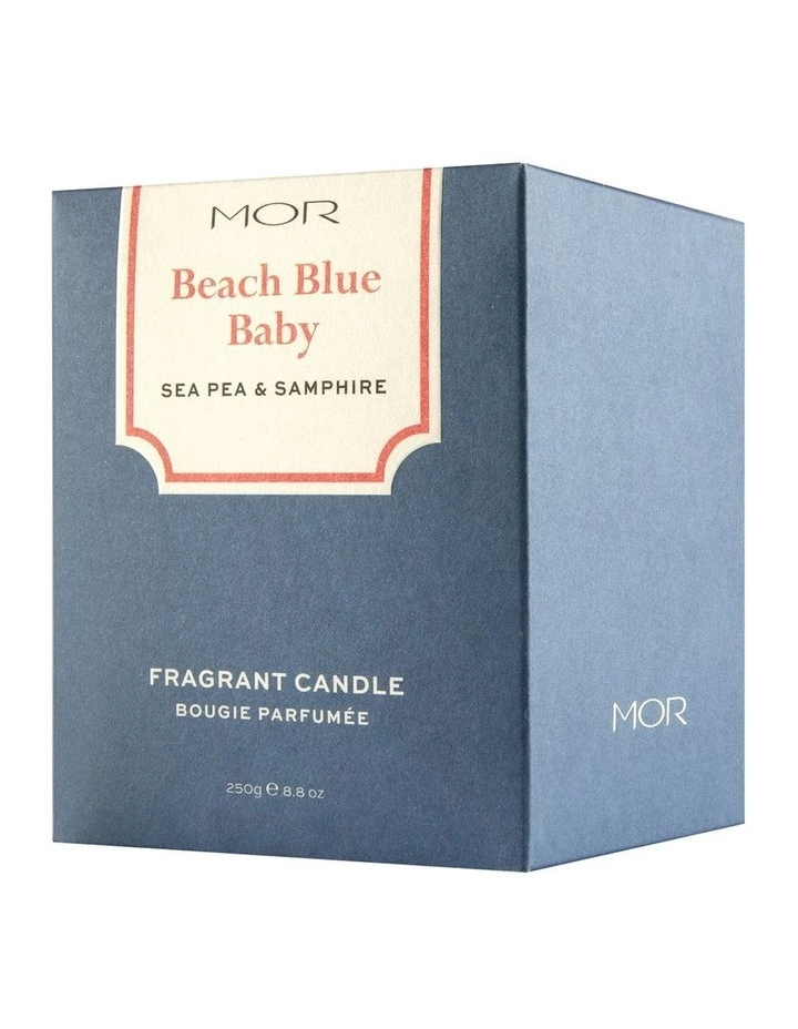 MOR Beach Blue Baby: Sea Pea & Samphire Fragrant Candle 3 MOR Beach Blue Baby: Sea Pea & Samphire Fragrant Candle - Image 3