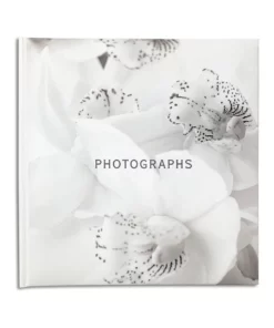 Profile Orchid Noir Slip-in 4x6 200 Photo Capacity Photo Album White