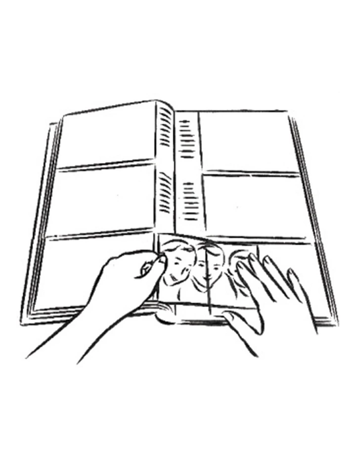 Profile Orchid Noir Slip-in 4x6 300 Photo Capacity Photo Album White 5 Profile Orchid Noir Slip-in 4x6 300 Photo Capacity Photo Album White - Image 5