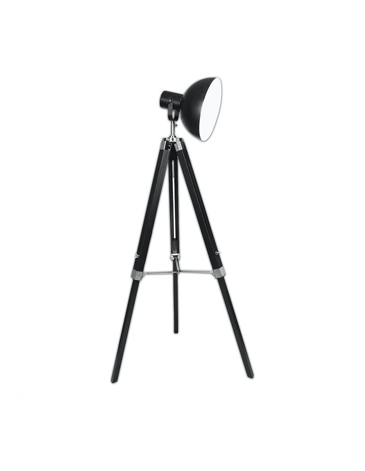 Sarantino Tripod Floor Spot Lamp With Adjustable Height Metal Shade Black Reading Light 1 Sarantino Tripod Floor Spot Lamp With Adjustable Height Metal Shade Black Reading Light