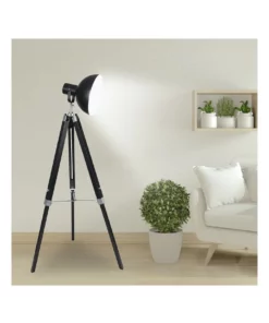Sarantino Tripod Floor Spot Lamp With Adjustable Height Metal Shade Black Reading Light 12 Sarantino Tripod Floor Spot Lamp With Adjustable Height Metal Shade Black Reading Light -Home Decor Shop 828976330 6 720x928